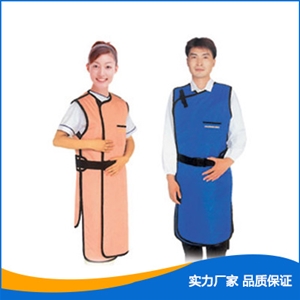 正穿無(wú)袖鉛防護(hù)服